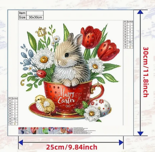 Diamond Painting Osterhase